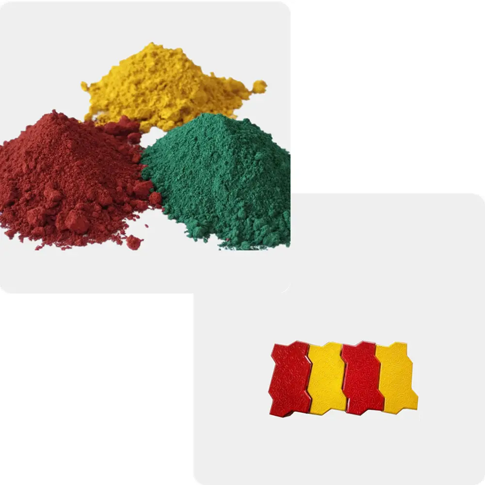 inorganic iron oxide yellow 313 color pigment powder coating for bricks