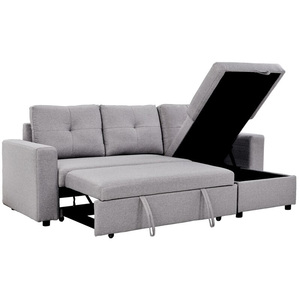Lounge Design L Shaped Modern <strong>Pull</strong> <strong>Out</strong> <strong>Sofa</strong> <strong>Bed</strong> Folding Cum <strong>Bed</strong> With Storage Foldable European <strong>Sofa</strong> Cama - Product Image 6