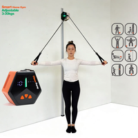 Machine d'entraînement de force à volant d'inertie isoinertiel - Utilisation à domicile, sans fil, portable, compacte, en aluminium, entraînement complet du corps, intelligente