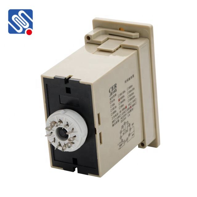 Meishuo JS14S Digital Time Relay AC 24V 36V Miniature Size with High Power Contact Load Sealed Protect Feature
