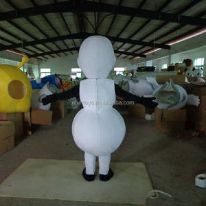 Efun MOQ 1 pieza profesional personalizado Softy peluche <span class=keywords><strong>Frozen</strong></span> Sister mascota <span class=keywords><strong>disfraz</strong></span> caminar dibujos animados Olaf mascota <span class=keywords><strong>disfraz</strong></span> para publicidad - Product Image 4