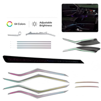 Kit d'éclairage d'ambiance pour BMW Série 3 G20 2020-2022, LHD/RHD, LED 64 couleurs, mise à niveau dynamique de l'intérieur, décoration d'ambiance