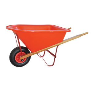 Carrinho de Mão Infantil de Plástico com Roda Única e Alças de Borracha para Brincadeiras ao Ar Livre - Product Image 5