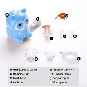 Fitconn <span class=keywords><strong>Nebulizer</strong></span> AC beruang Mini portabel, desain lucu untuk anak-anak dan dewasa populer dengan anak-anak - Product Image 4