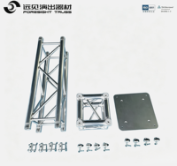 Structure de scène professionnelle pour concerts, truss carré en aluminium de 290 mm, truss à embout F34, haute capacité de charge, certifié CE pour les festivals de musique