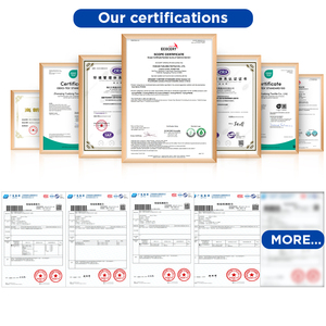 Sau khi rửa tỷ lệ co ngót trong vòng 3% 420gsm dệt nặng đôi phải đối mặt với <span class=keywords><strong>CVC</strong></span> vải dệt kim 81% cotton 19% Vải Polyester - Product Image 3