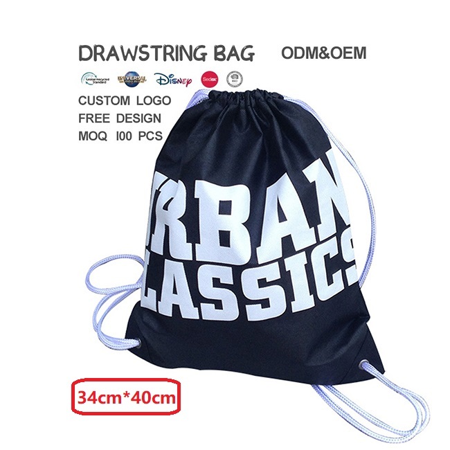 Factory Customized Wholesale Drawstring Backpack Bag