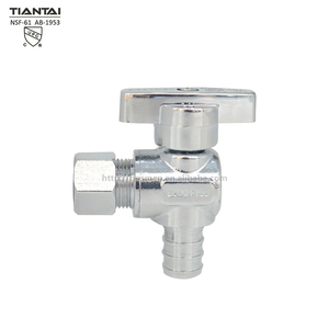 Hỗ trợ OEM ODM 1/2 pex f1807 Brass NSF-61 chì miễn phí <span class=keywords><strong>cupc</strong></span> 1/4 biến góc dừng van - Product Image 1