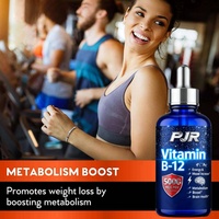 Suplemento Dietético de Vitamina B12 en Gotas de Marca Privada para Adultos, Aumenta la Energía, Controla el Apetito, Quema Grasa, Pérdida de Peso