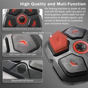 Music Boxing Machine Electronic Boxing Target Wall Mounted Music <strong>Smart</strong> Boxing Target Equipment <strong>Smart</strong> <strong>Game</strong> for Adults Kids - Product Image 5