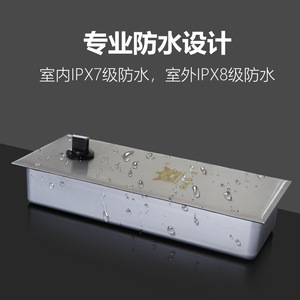 Automatic <b>Door</b> Opener Electric Floor <b>Spring</b> 150kg Load Capacity Bidirectional With Self Locking Stainless Steel Industrial - Product Image 4