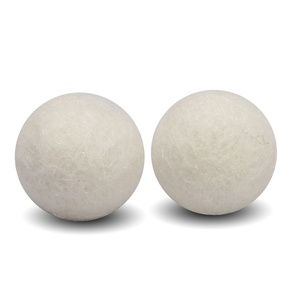 Bolas de fieltro blancas de 10 mm hechas a mano, pequeñas pompones de Color artesanales decorativas, bolas de fieltro de lana ecológicas, Mini bolas para bricolaje - Product Image 1