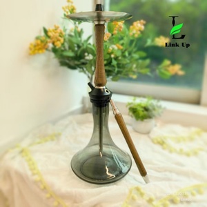 Set de Narguile Original Union con Diseño Elegante de Madera, Acero Inoxidable, para Interiores, Bares, Cafeterías, Tiendas de Narguile, Salones, Clubs, Fiestas, Shisha, Chicha - Product Image 2