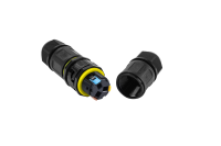 Connecteur Étanche Mâle-Femelle IP68 3 Voies Plug & Play Nylon 24A 450V V0 En Stock Prêt pour les Marchés Mondiaux ETL CE UKCA CB RoHS