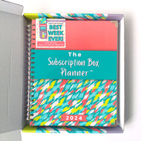 2025 2026 vente en gros spirale reliure budget planificateur non daté financier organisateur journal personnalisé impression hebdomadaire cahier avec boîte