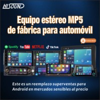 Autoradio 1 Din 6,28 pouces, lecteur MP5 pour voiture, écran tactile, Carplay, Android Auto, autoradio
