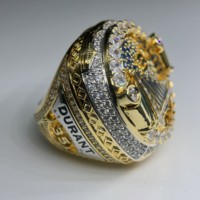 Bague de championnat personnalisée FH plaquée or avec moissanite pour baseball, basketball, football, softball, sports jeunesse, WBC, NBA, USA.
