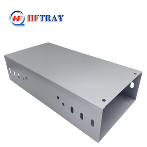 Goulotte de câblage industrielle OEM en acier galvanisé, robuste, étanche, résistante à la rouille, avec revêtement en poudre, pour extérieur - Product Image 1