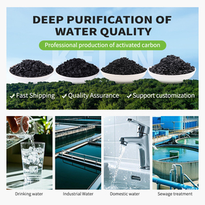 ถ่านกัมมันต์ถ่านหินไอน้ำสำหรับโรงงานปูนซีเมนต์การบำบัดน้ำ - Product Image 2