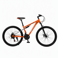 Sepeda Gunung Anak 2026 Baru 20 Inch Garpu Baja untuk Anak Usia 10 Tahun, Suspensi Penuh, Rem Cakram, Single Speed