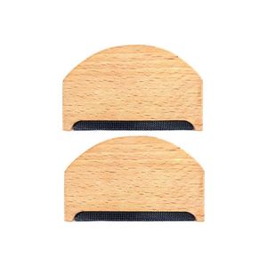 Peigne à cachemire en bois écologique avec logo personnalisé - Peigne à laine portable pour pulls, idéal pour la vente en gros - Product Image 1