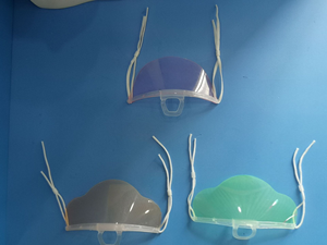 หน้ากากใสสำหรับงานจัดเลี้ยง ป้องกันฝ้าและละอองน้ำลาย สำหรับบริการอาหาร - Product Image 6