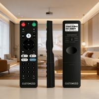 Télécommande vocale de remplacement Green Box MK032 avec code fixe et boutons personnalisés pour Smart TV et domotique