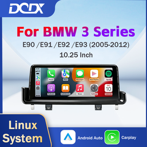 Pantalla Linux para BMW Serie 3 E90 E91 E92, Reproductor Multimedia Inalámbrico Carplay, Reproductor de Video, Android Auto, Monitor Estéreo BT - Product Image 1