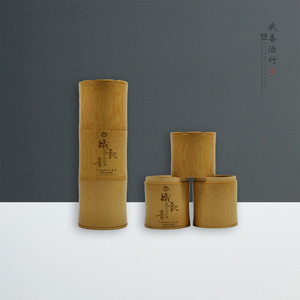 Bamboo Tea Canister Natural Bamboo Aroma Segmented Layering Da Hong Pao Tie Guan Yin Chinese Tea Gift Packaging - Product Image 3