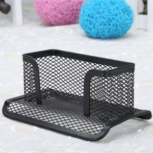 Black Metal Mesh Office Desktop Business <b>Card</b> & Note Holder - Product Image 5