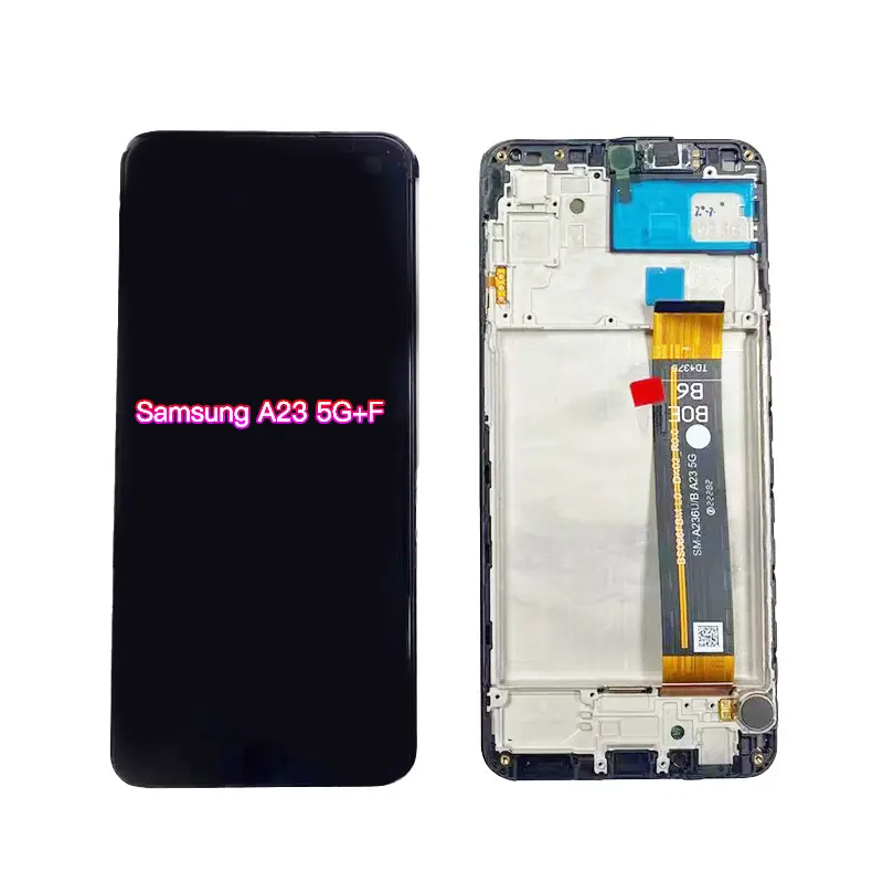 mobile phone display with frame for Samsung Galaxy A23 5G lcd original screen for Samsung mobile parts replacement