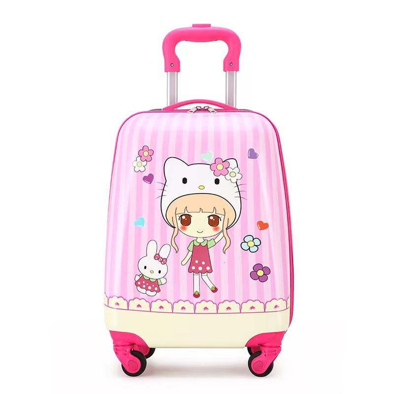 Perfect Travel Companions for Kids Durable hello kitty trolly