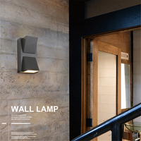 5W 12W nordique LED applique murale LED lumière étanche IP65 luminaires en aluminium pour la maison escaliers salon