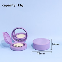 Vente en gros Boîte en plastique pour cosmétiques Boîte à coussin d'air liquide pour fond de teint Conteneur de crème 13gCC avec miroir
