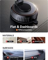 Support magnétique de téléphone pour voiture, ventouse puissante 89 LBS, pliable 360°, vente en gros °   Ajustable, Marque privée OEM
