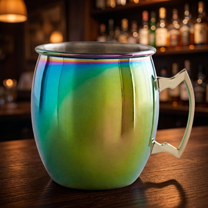 Tazas Moscow Mule en Tono Cobre, Artículos para Fiestas, Aptas para Lavavajillas y Microondas, Ecológicas, Seguras para el Contacto con Alimentos - Product Image 1