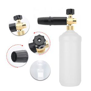 Pistolet à mousse haute pression Mingou 1,25 mm à débit réglable pour lavage de voiture en cuivre, aluminium et plastique - Product Image 2