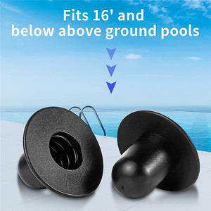 Kit de remplacement de <span class=keywords><strong>bouchon</strong></span> de drain de <span class=keywords><strong>piscine</strong></span> en ABS avec filtre pour piscines hors sol et enterrées Intex - Product Image 2