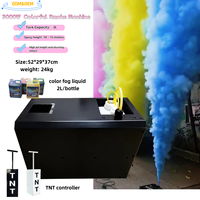 Machine à fumée portable en métal 3000W avec télécommande, hauteur de pulvérisation 10-15M pour fêtes et décorations scéniques