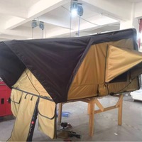 Carpa de Techo Rígida de Aleación de Aluminio con Apertura Lateral, Montaje Automático para las Cuatro Estaciones, Amplio Espacio Interior para 2 a 4 Personas, Ideal para Acampar