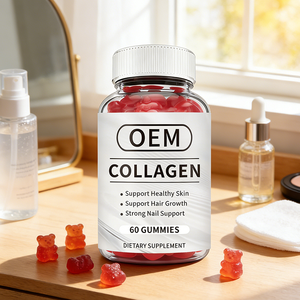 วิตามินกัมมี่คอลลาเจนวีแกนแบบหลายชนิด สำหรับผู้ใหญ่และเด็ก บำรุงผิว <span class=keywords><strong>ผม</strong></span> และเล็บ เพื่อความงาม (ODM/OEM รับผลิตแบรนด์ส่วนตัว) - Product Image 4