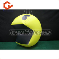 Ballon gonflable pacman géant pour décoration de plafond ballon gonflable pac-man publicitaire