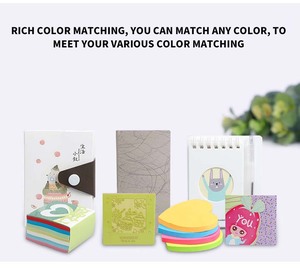 Ghi chú dán biểu tượng tùy chỉnh notas adhesivas personalizadas trường học văn phòng phẩm sinh viên sử dụng Memo Pad phim hoạt hình tin nhắn ghi chú dán - Product Image 6