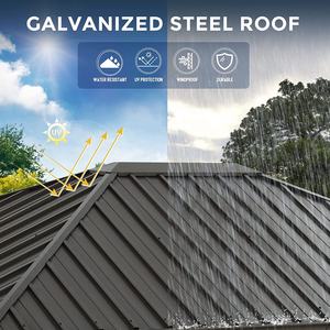 Zezeutut6 6 6 6x8 ririll ardardtop zeazebo utdoor Permanent erarbecue azebo con tevanivanitelumlumlumlumopy opy anopy con helhelhelhelhelhel - Product Image 6