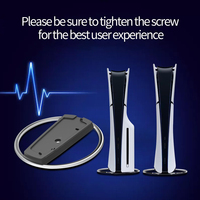 Support vertical pour accessoires de jeu de console mince PS5 avec support de Base de support antidérapant à vis pour hôte PS5