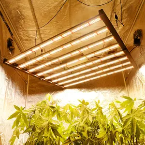 Luces Led para crecimiento de plantas, lámpara Phlizon de 600w, Multispan, bares, 8 tiras