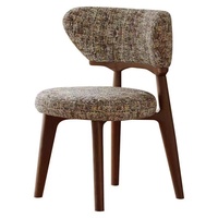 Chaise de salle à manger en bois massif de Style français chaise de maquillage à la maison chaise de dossier de chambre chaise de bureau rétro vintage chaise de concepteur