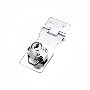 Zinc Alloy Keyed Hasp Locks Anti-Theft Waterproof Polished Twist <strong>Knob</strong> for Small <strong>Doors</strong> Cabinets Safety Lock - Product Image 3