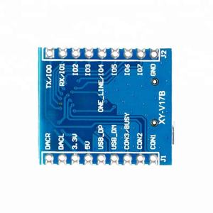 โมดูลควบคุมเสียงผ่านพอร์ตซีเรียล XY-V17B, บอร์ดเล่น MP3 แบบทริกเกอร์ MCU IO รองรับการ์ด SD TF สำหรับจัดเก็บเสียง - Product Image 3