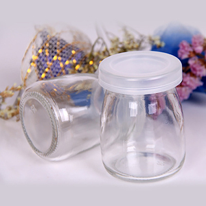 Garrafa de Suco de Vidro Transparente de 100ml, Garrafa Vazia para Leite e Bebidas de Frutas com Tampa Plástica - Product Image 5